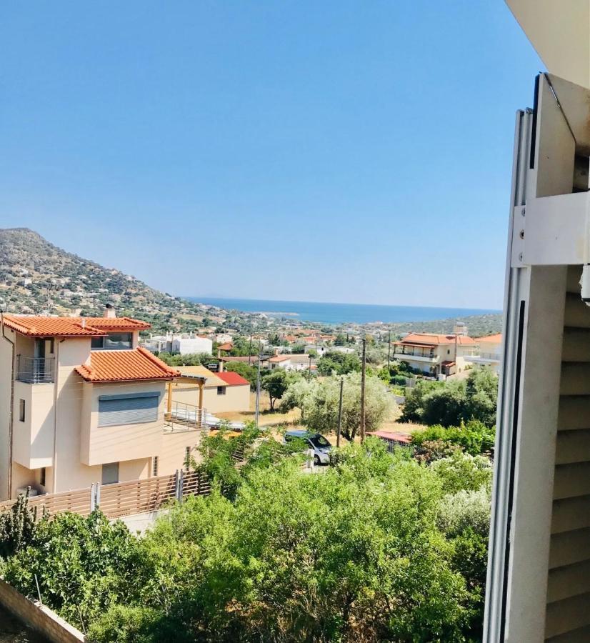 Beautiful Maisonette With A View To The Mountains And The Sea Agia Marina  외부 사진