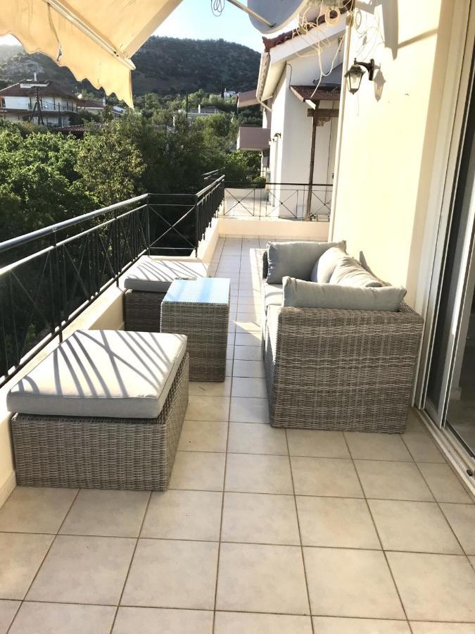Beautiful Maisonette With A View To The Mountains And The Sea Agia Marina  외부 사진
