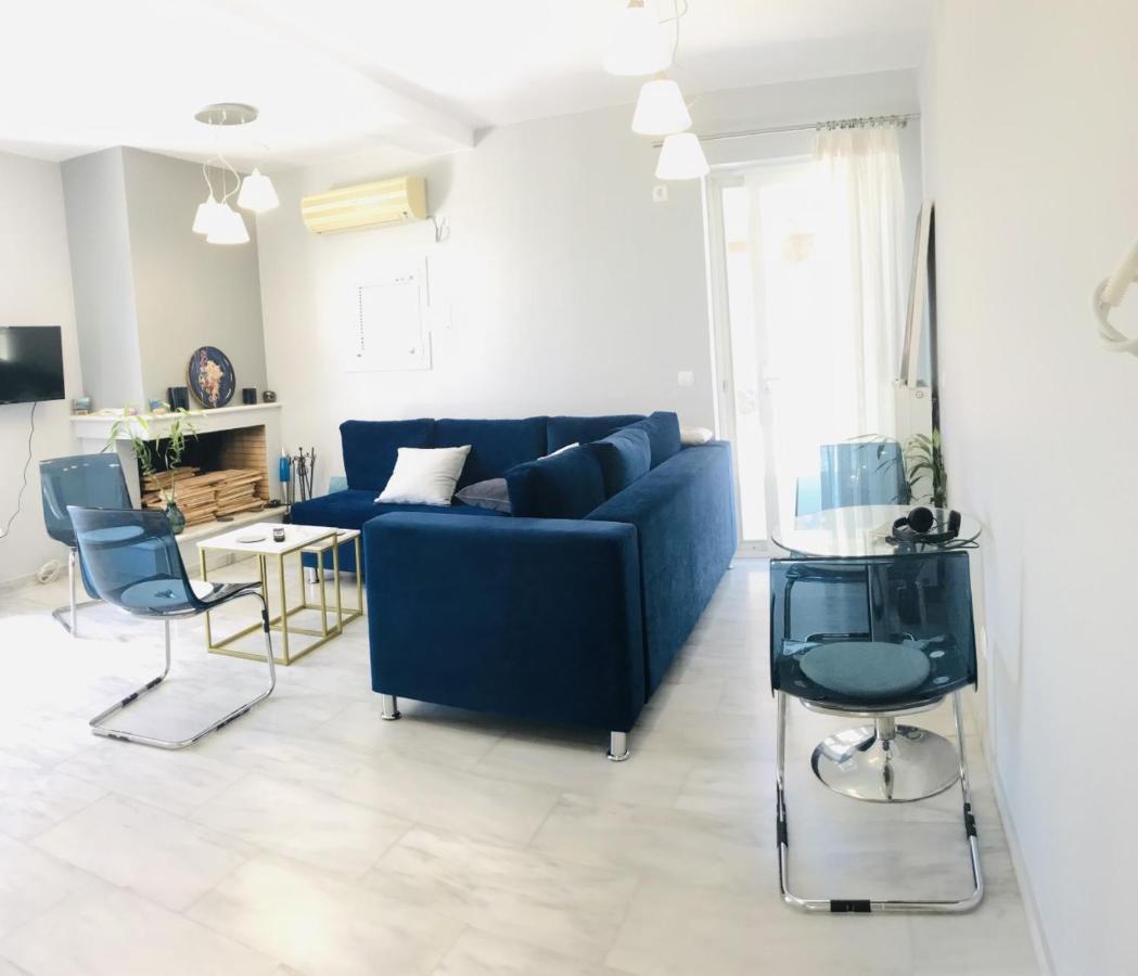 Beautiful Maisonette With A View To The Mountains And The Sea Agia Marina  외부 사진