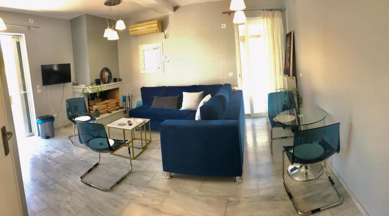 Beautiful Maisonette With A View To The Mountains And The Sea Agia Marina  외부 사진