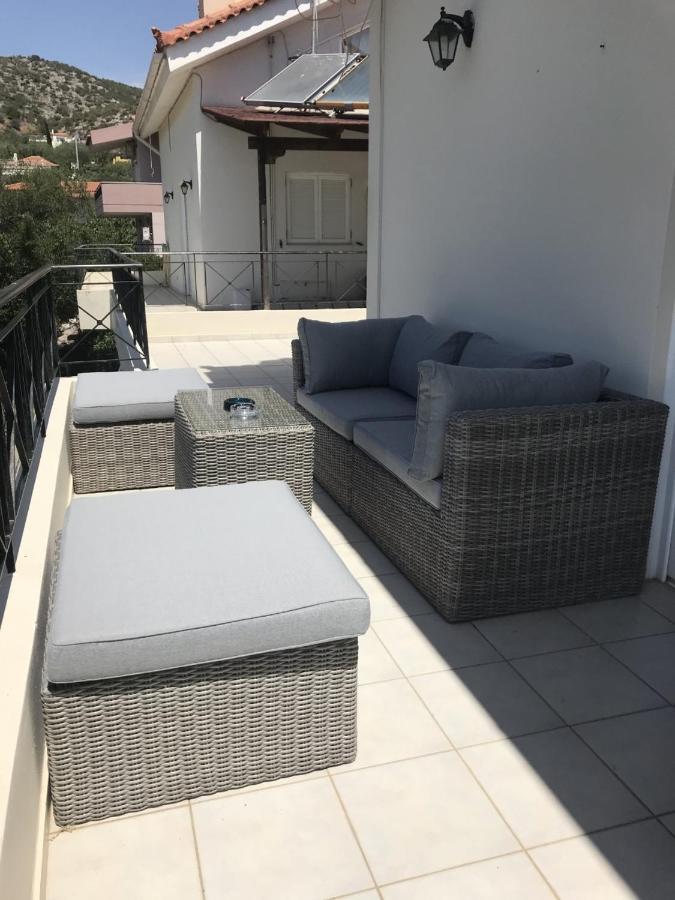 Beautiful Maisonette With A View To The Mountains And The Sea Agia Marina  외부 사진