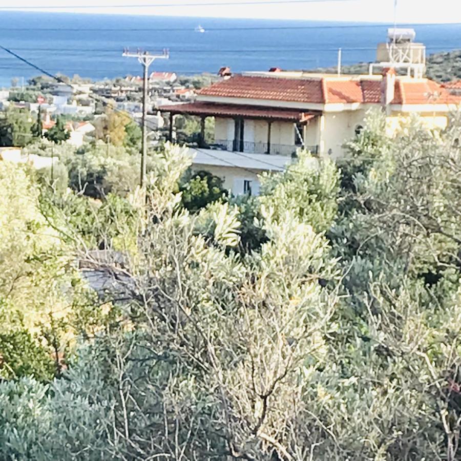 Beautiful Maisonette With A View To The Mountains And The Sea Agia Marina  외부 사진