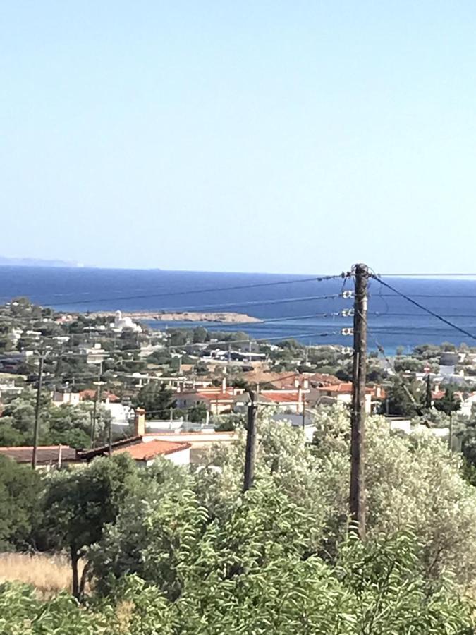 Beautiful Maisonette With A View To The Mountains And The Sea Agia Marina  외부 사진