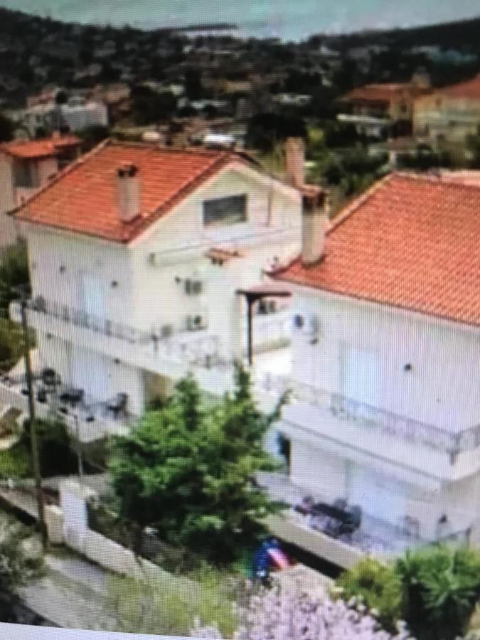 Beautiful Maisonette With A View To The Mountains And The Sea Agia Marina  외부 사진